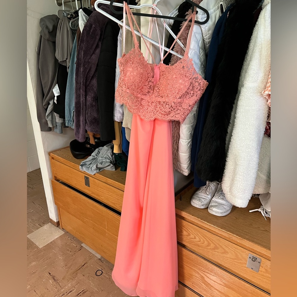 Pink prom dress, brand new!